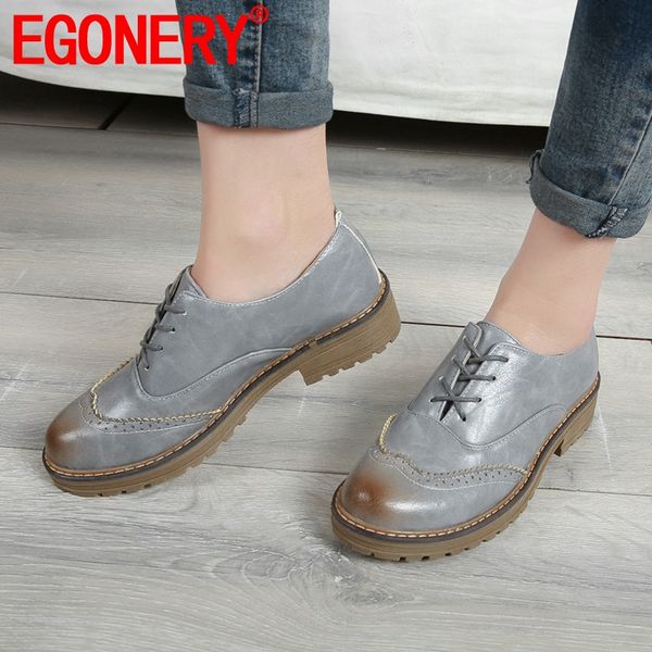 egonery office woman pumps fashion brand spring autumn low heels women's shoes beige black gray lace-up brocken shoes
egonery office woman pumps fashion brand spring autumn low heels women's shoes beige black gray lace-up brocken shoes