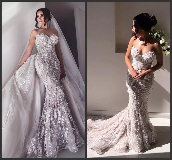 new luxury mermaid wedding dresses sweetheart neck crystal country bridal gown vestidos de novia overskirts backless wedding dress plus size, White
new luxury mermaid wedding dresses sweetheart neck crystal country bridal gown vestidos de novia overskirts backless wedding dress plus size, White