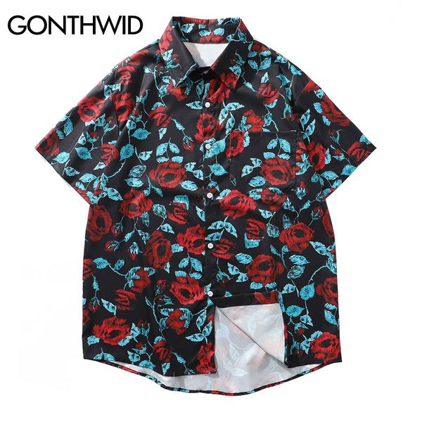 gonthwid rose flowers print гавайские рубашки aloha мужчины лето повседневная с коротким рукавом тропический цветочный лагерь пляжная рубашк, White;black
gonthwid rose flowers print гавайские рубашки aloha мужчины лето повседневная с коротким рукавом тропический цветочный лагерь пляжная рубашк, White;black