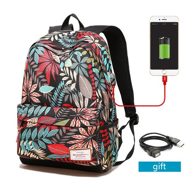 girls school bags women usb charging lapbackpack for teenage printing female backpacks for college students school bag
girls school bags women usb charging lapbackpack for teenage printing female backpacks for college students school bag