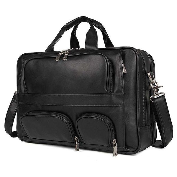 computer bag guarantee real leather briefcases 17 inch lapbag leather black men's handbag unique design business soft
computer bag guarantee real leather briefcases 17 inch lapbag leather black men's handbag unique design business soft