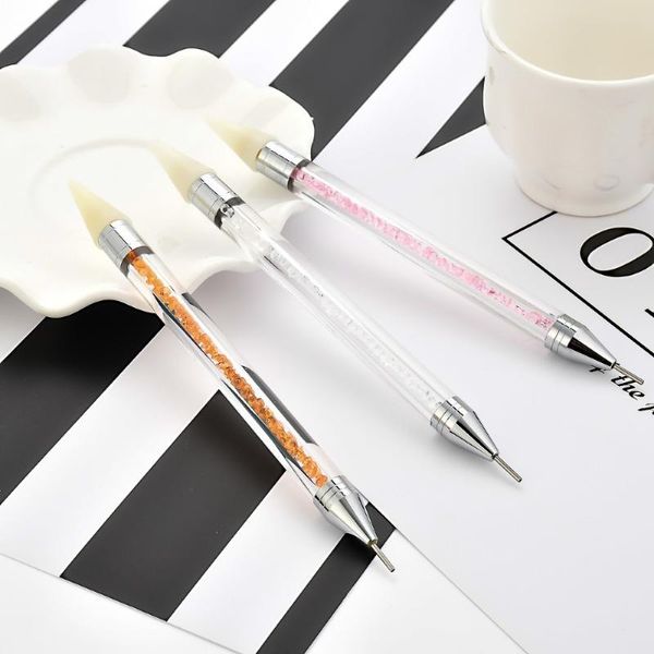 new double-ended nail picking up rhinestone picker wax pen nail easily manicure tool, Silver
new double-ended nail picking up rhinestone picker wax pen nail easily manicure tool, Silver