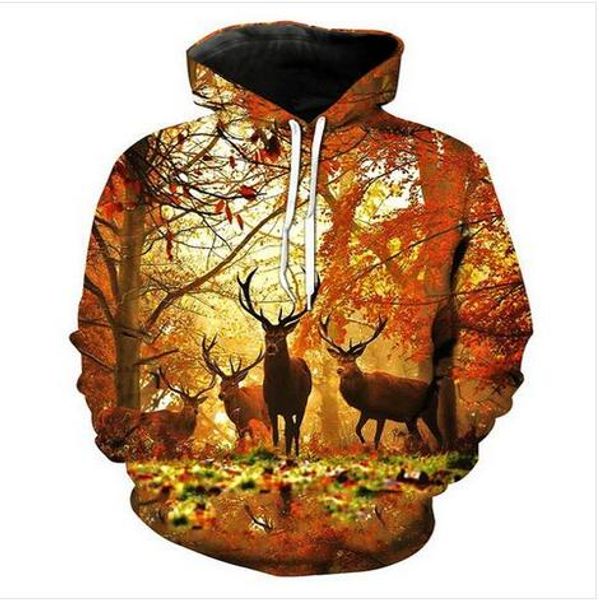 new fashion sweatshirt men / women 3d hoodies print forest deer harajuku style stylish hooded hoodies usal018, Black
new fashion sweatshirt men / women 3d hoodies print forest deer harajuku style stylish hooded hoodies usal018, Black