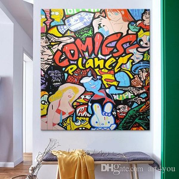 alec handpainted & hd print graffiti pop street art oil painting wall art home decor on canvas multi sizes frame options g219
alec handpainted & hd print graffiti pop street art oil painting wall art home decor on canvas multi sizes frame options g219