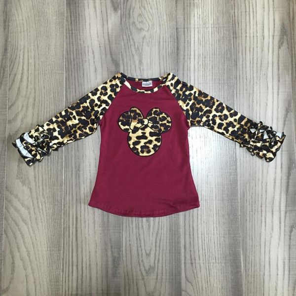 sping/winter wine leopard ruffles t-shirt ruffle icing sleeves shirt raglans t-shirt milk silk cotton baby girl clothes, White
sping/winter wine leopard ruffles t-shirt ruffle icing sleeves shirt raglans t-shirt milk silk cotton baby girl clothes, White