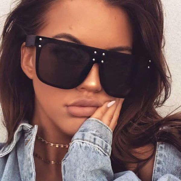 new flat sun glasses oversize goggles mens square sunglasses women fashion rivet eyewear gafas de sol zb-39, White;black
new flat sun glasses oversize goggles mens square sunglasses women fashion rivet eyewear gafas de sol zb-39, White;black