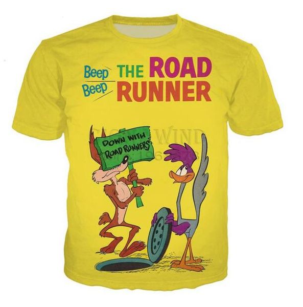 fashion 3d cartoon roadrunner print summer t-shirts women/men clothes casual 2020 new short sleeves tshirts plus size r208, White;black
fashion 3d cartoon roadrunner print summer t-shirts women/men clothes casual 2020 new short sleeves tshirts plus size r208, White;black