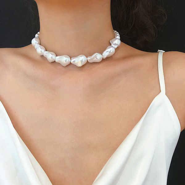diezi fashion baroque irregular pearl short choker necklace for women 2019 new fashion statement necklace ladies girls jewelry, Silver
diezi fashion baroque irregular pearl short choker necklace for women 2019 new fashion statement necklace ladies girls jewelry, Silver