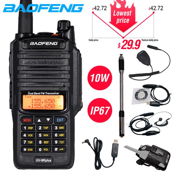 powerful 10w baofeng uv-9r plus waterproof walkie talkie portable cb ham radio 10km long range dual band hf transceiver transmit
powerful 10w baofeng uv-9r plus waterproof walkie talkie portable cb ham radio 10km long range dual band hf transceiver transmit