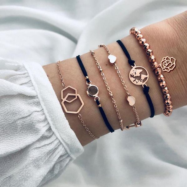 charm bracelets 17if boho jewellery for women personalized vintage bangles jewelry accessories bracelet set gift, Golden;silver
charm bracelets 17if boho jewellery for women personalized vintage bangles jewelry accessories bracelet set gift, Golden;silver
