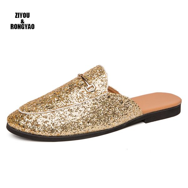 men slippers men 2019 summer male leather vintage casual beach shoes non-slip mens gladiator sandals golden silvery bling, Black
men slippers men 2019 summer male leather vintage casual beach shoes non-slip mens gladiator sandals golden silvery bling, Black