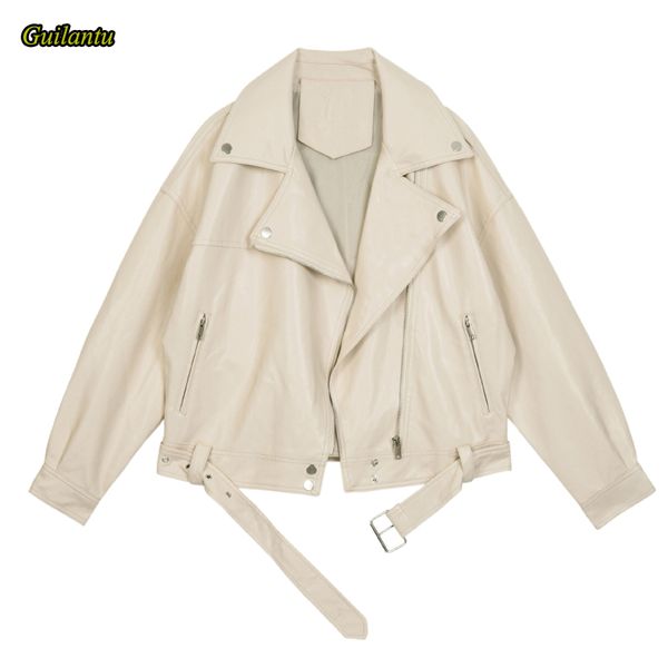 guilantu faux pu leather jacket women turn-down collar zipper loose punk streetwear jackets motorcycle biker ladies leather coat, Black
guilantu faux pu leather jacket women turn-down collar zipper loose punk streetwear jackets motorcycle biker ladies leather coat, Black