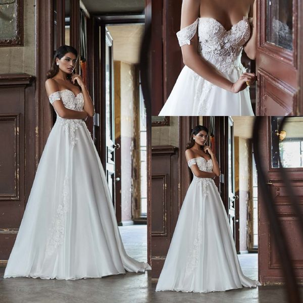 a line maisonsignore bohemian dresses off shoulder short sleeve satin applique ruched wedding gowns sweep train robe de mariée, White
a line maisonsignore bohemian dresses off shoulder short sleeve satin applique ruched wedding gowns sweep train robe de mariée, White
