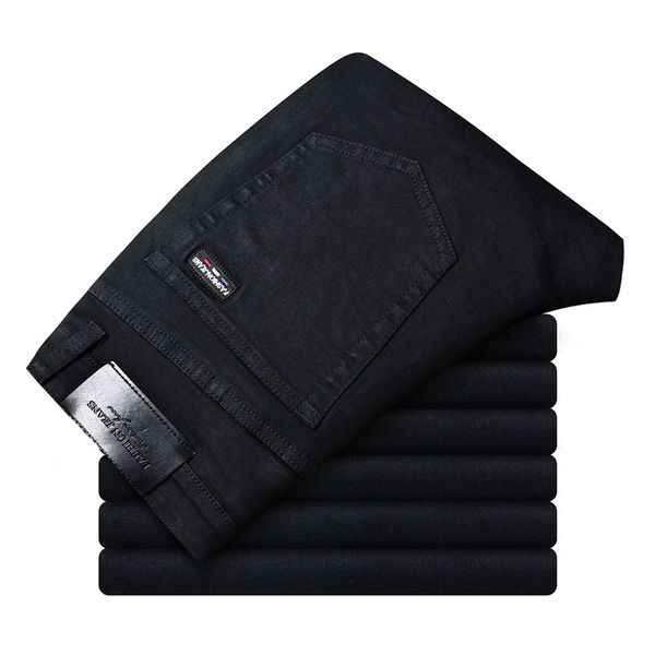 2019 spring new men jeans black classic fashion designer denim skinny jeans men's casual slim fit trousers, Blue
2019 spring new men jeans black classic fashion designer denim skinny jeans men's casual slim fit trousers, Blue