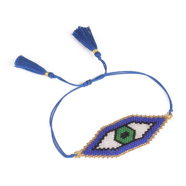 1pcs fashion evil eye hand bracelet handmade tassel blue seed adjustable woven bangles women gift jewelry new hot, Black
1pcs fashion evil eye hand bracelet handmade tassel blue seed adjustable woven bangles women gift jewelry new hot, Black