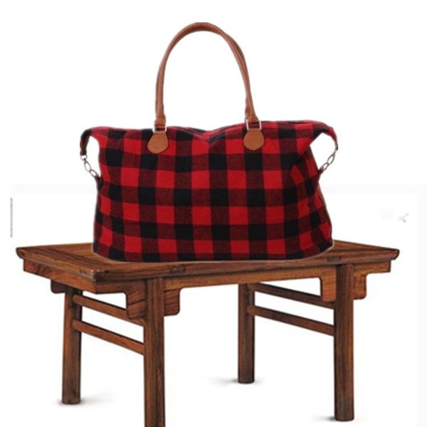 buffalo check handbag red black plaid bags large capacity travel tote with pu handle sports yoga totes storage maternity bags 
buffalo check handbag red black plaid bags large capacity travel tote with pu handle sports yoga totes storage maternity bags