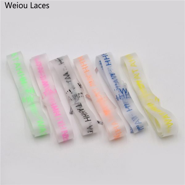 weiou style fashion clothing 15mm waterproof ribbon printing flat pvc laces transparent matte tape shoelace cap rope, White;pink
weiou style fashion clothing 15mm waterproof ribbon printing flat pvc laces transparent matte tape shoelace cap rope, White;pink