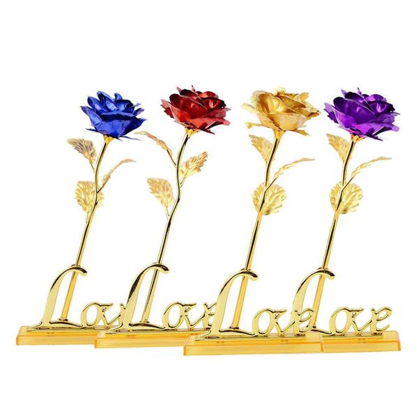 foil plated rose gold rose wedding decoration flower valentine's day gift lover's artificial flower with retailed box
foil plated rose gold rose wedding decoration flower valentine's day gift lover's artificial flower with retailed box