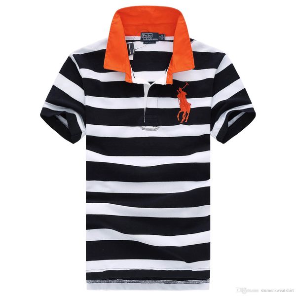 ralph mens brand polo shirt lauren fashion designer t-shirt striped contrast color lapel t-shirts breathable casual top, White;black
ralph mens brand polo shirt lauren fashion designer t-shirt striped contrast color lapel t-shirts breathable casual top, White;black