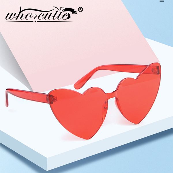 who cutie 2019 rimless heart shaped sunglasses women cat eye frame brand design candy colorful frameless sun glasses girls om872, White;black
who cutie 2019 rimless heart shaped sunglasses women cat eye frame brand design candy colorful frameless sun glasses girls om872, White;black