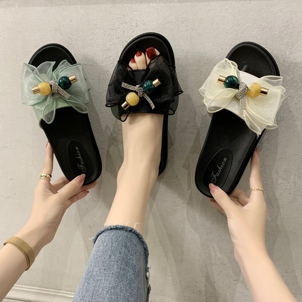slippers casual women's shoes with platform flock slides pantofle med summer woman butterfly-knot flat 2020 beach, Black
slippers casual women's shoes with platform flock slides pantofle med summer woman butterfly-knot flat 2020 beach, Black