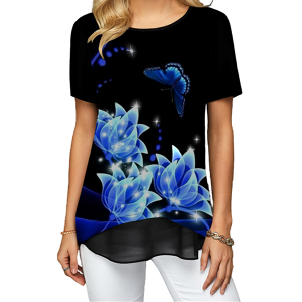 5xl big size women short sleeve flower 3d printing t shirt 4xl casual plus size 2020 summer new fashion female tees clothes, White
5xl big size women short sleeve flower 3d printing t shirt 4xl casual plus size 2020 summer new fashion female tees clothes, White