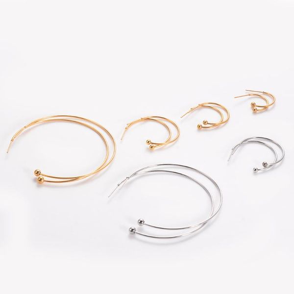 open circle hoops earrings for women stainless steel 15/20/26/55mm diamter female holiday jewelry gifts dropshipping, Golden;silver
open circle hoops earrings for women stainless steel 15/20/26/55mm diamter female holiday jewelry gifts dropshipping, Golden;silver