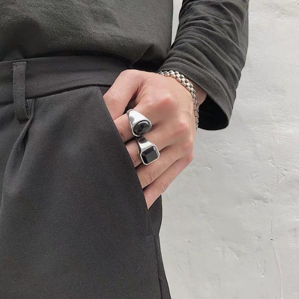 fashion men's signet ring with black crystal classic big stone male finger rings good luck jewelery osr378, Golden;silver
fashion men's signet ring with black crystal classic big stone male finger rings good luck jewelery osr378, Golden;silver