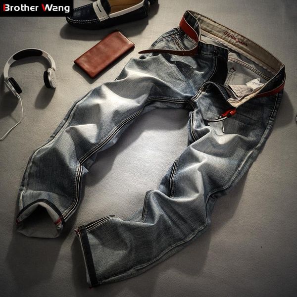 casual brand men's clothing new men's jeans fashion retro slim small straight jean for men casual men trousers regular, Blue
casual brand men's clothing new men's jeans fashion retro slim small straight jean for men casual men trousers regular, Blue