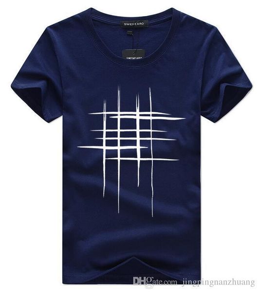 men's t-shirts summer short sleeve t shirt men simple creative design line cross print cotton brand shirts men tees, White;black
men's t-shirts summer short sleeve t shirt men simple creative design line cross print cotton brand shirts men tees, White;black