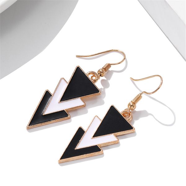 korean statement earrings black white multi-layer triangle dangle drop earrings for women fashion jewelry oorbellen brincos, Silver
korean statement earrings black white multi-layer triangle dangle drop earrings for women fashion jewelry oorbellen brincos, Silver
