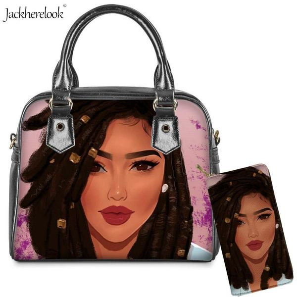 jackherelook 2pcs art black afro african lady girl prints shoulder/messenger/hand bag and wallet daily shopping totes long purse
jackherelook 2pcs art black afro african lady girl prints shoulder/messenger/hand bag and wallet daily shopping totes long purse