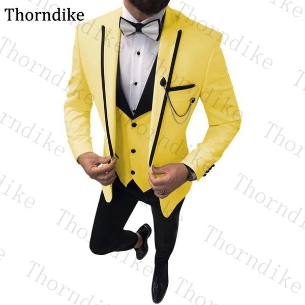 thorndike formal men suit slim fit single breast mens suits bespoke groom tuxedo blazer for wedding prom peaked lapel men's suit, White;black
thorndike formal men suit slim fit single breast mens suits bespoke groom tuxedo blazer for wedding prom peaked lapel men's suit, White;black