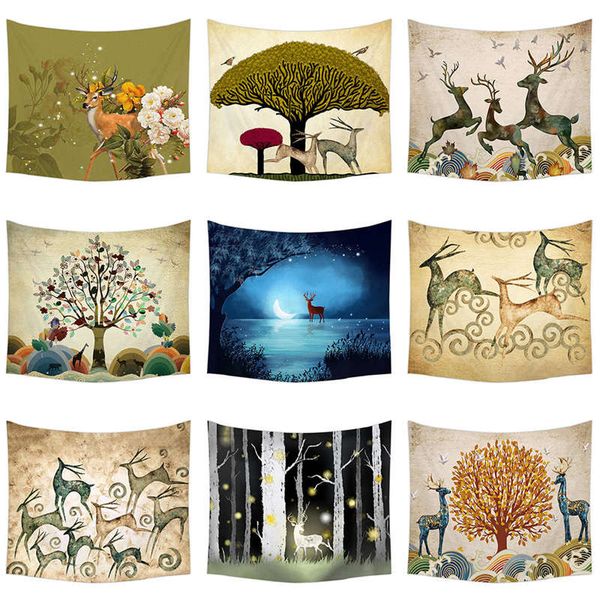 deer leaping in classical fresco large size 150cm x200cm indoor tapestry outdoor camping mat beach towels and shawls
deer leaping in classical fresco large size 150cm x200cm indoor tapestry outdoor camping mat beach towels and shawls