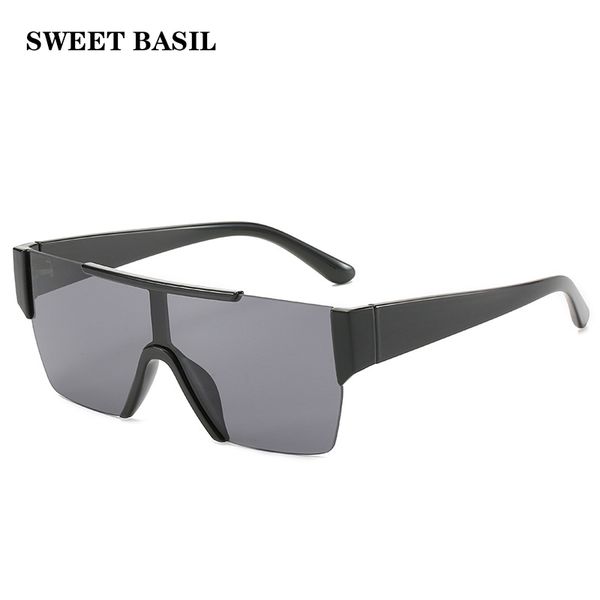 sweet basil oversized frame sunglasses men women one lens goggles big sun glasses rimless eyewear uv400 gafas de. sol, White;black
sweet basil oversized frame sunglasses men women one lens goggles big sun glasses rimless eyewear uv400 gafas de. sol, White;black