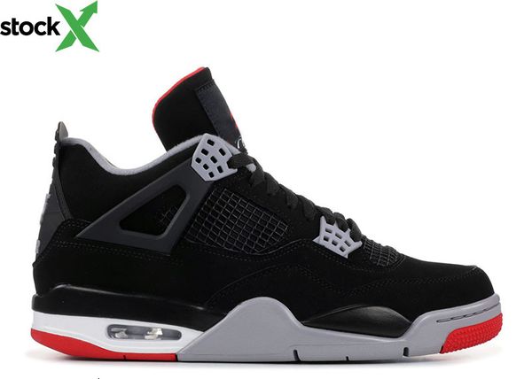 with box 2019 mens and womens basketball shoes sneakers 4s bred black red for men brand designer sports trainers size us5.5-12
with box 2019 mens and womens basketball shoes sneakers 4s bred black red for men brand designer sports trainers size us5.5-12