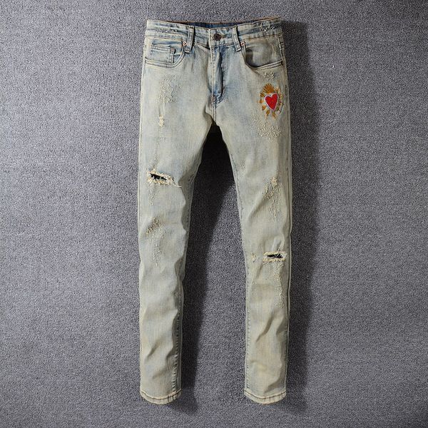 new 2020 fashion brand men's washed design casual retro blue slim lightweight jeans man's moto hole jeans pants trousers
new 2020 fashion brand men's washed design casual retro blue slim lightweight jeans man's moto hole jeans pants trousers
