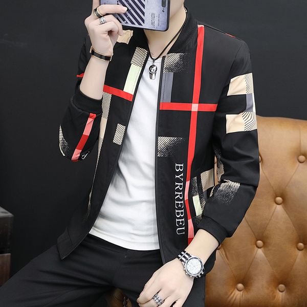 men nice voguejacket men spring autumn trend handsome coat slim printing clothes 611, Black;brown
men nice voguejacket men spring autumn trend handsome coat slim printing clothes 611, Black;brown