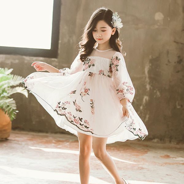spring & autumn princess dresses for girls clothes long sleeve embroidery flower wedding birthday party costume cute kid outfits t200707, Red;yellow
spring & autumn princess dresses for girls clothes long sleeve embroidery flower wedding birthday party costume cute kid outfits t200707, Red;yellow