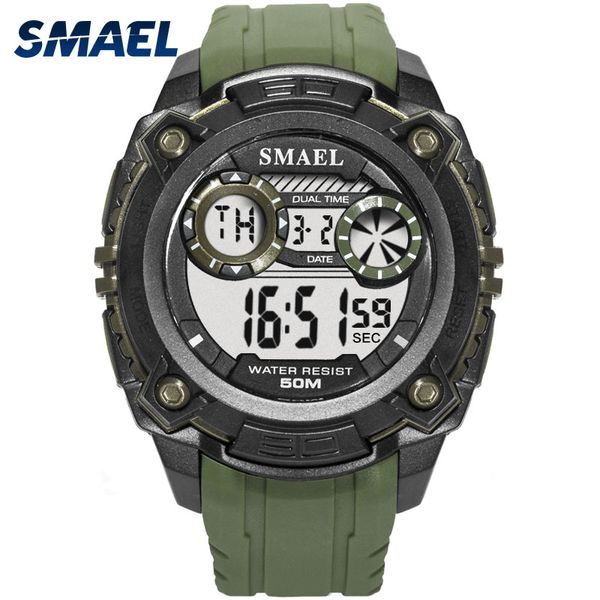 men watches 50m waterproof smael brand led sport watches s shock army watches men military 1390 led digital wristwatches men, Slivery;brown
men watches 50m waterproof smael brand led sport watches s shock army watches men military 1390 led digital wristwatches men, Slivery;brown