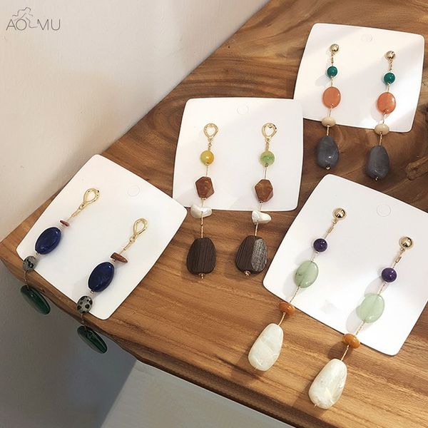 aomu s925 sterling silver pin new resin acrylic colorful long shell stone wood dangle drop earrings for women girl jewelry gift, Golden
aomu s925 sterling silver pin new resin acrylic colorful long shell stone wood dangle drop earrings for women girl jewelry gift, Golden