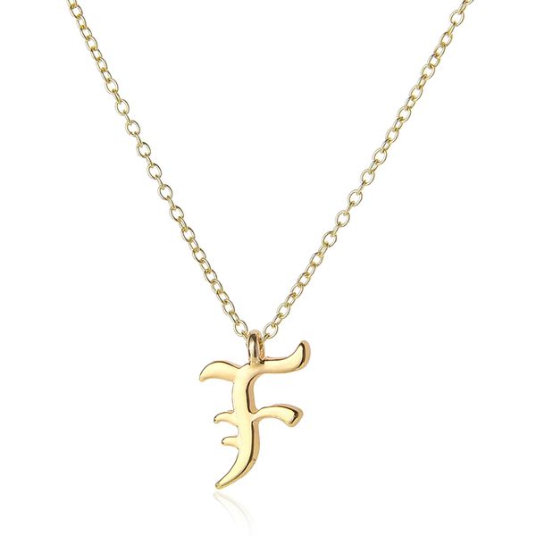 cursive 26 english letter -f name sign personality pendant chain necklace alphabet initial sign friend family lucky gift necklace jewelry, Silver
cursive 26 english letter -f name sign personality pendant chain necklace alphabet initial sign friend family lucky gift necklace jewelry, Silver