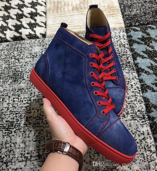 luxury designer brand men shoes red bottom sneaker party wedding shoes,love high cut suede spikes lace-up casual shoes hococal, Black
luxury designer brand men shoes red bottom sneaker party wedding shoes,love high cut suede spikes lace-up casual shoes hococal, Black