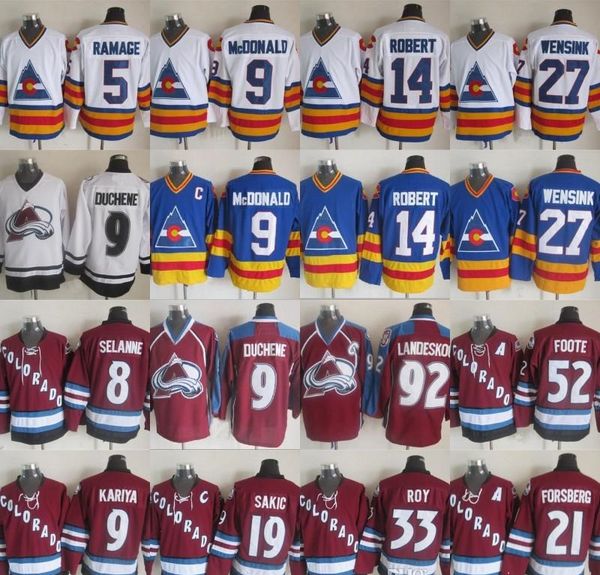 colorado jerseys 9 lanny mcdonald 14 rene robert 27 john wensink 33 patrick roy 52 adam foote 92 gabriel landeskog jerseys, Black;red
colorado jerseys 9 lanny mcdonald 14 rene robert 27 john wensink 33 patrick roy 52 adam foote 92 gabriel landeskog jerseys, Black;red