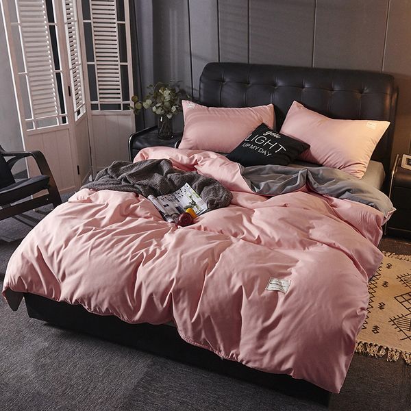 2020 new simple fashion solid color double cotton sanding quilt cover bed sheet double bed supplies four-piece set duvet cover
2020 new simple fashion solid color double cotton sanding quilt cover bed sheet double bed supplies four-piece set duvet cover