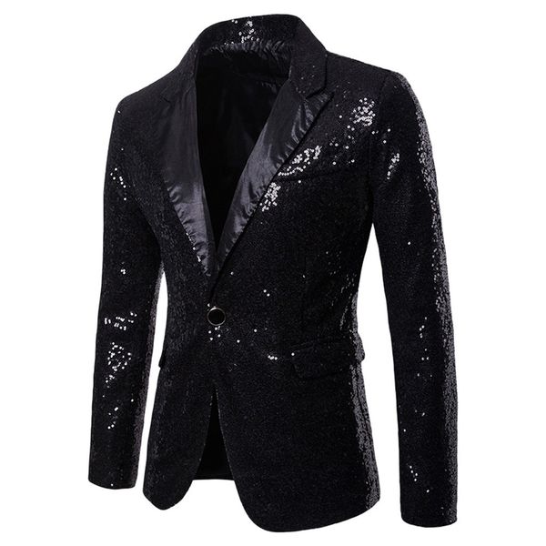 sequin blazer men suit jacket slim fit costume homme party show single button suit blazer man d90726, White;black
sequin blazer men suit jacket slim fit costume homme party show single button suit blazer man d90726, White;black