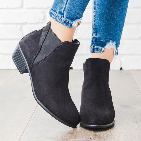 monerffi drop shipping pointed toe casual ladies fashion autumn ankle women boots heel slip on women female heels single shoes, Black
monerffi drop shipping pointed toe casual ladies fashion autumn ankle women boots heel slip on women female heels single shoes, Black
