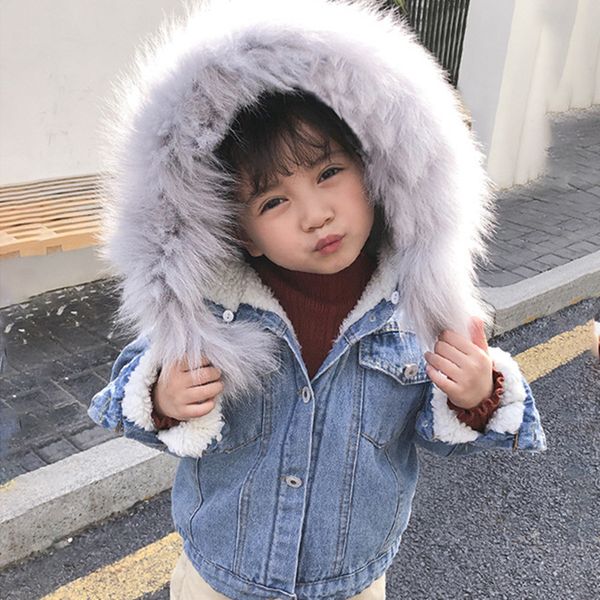 малыш теплой девушки зима outwear дети джинсовой куртка lamb кашемир дети outfit большой меховой воротник сгущает ребёнку пальто куртки, Blue;gray
малыш теплой девушки зима outwear дети джинсовой куртка lamb кашемир дети outfit большой меховой воротник сгущает ребёнку пальто куртки, Blue;gray