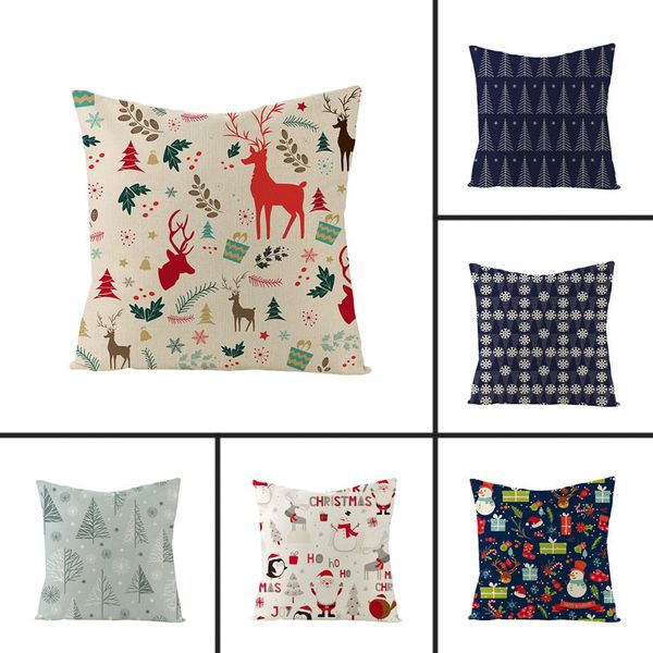 45x45cm european and american christmas cartoon printing cushion cover flax cushion waist pillow cover decorative
45x45cm european and american christmas cartoon printing cushion cover flax cushion waist pillow cover decorative