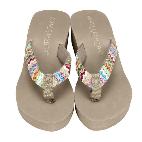 jaycosin slippers summer solid color flip flops platform sandals beach flat wedge patch flip flops lady slippers home, Black
jaycosin slippers summer solid color flip flops platform sandals beach flat wedge patch flip flops lady slippers home, Black